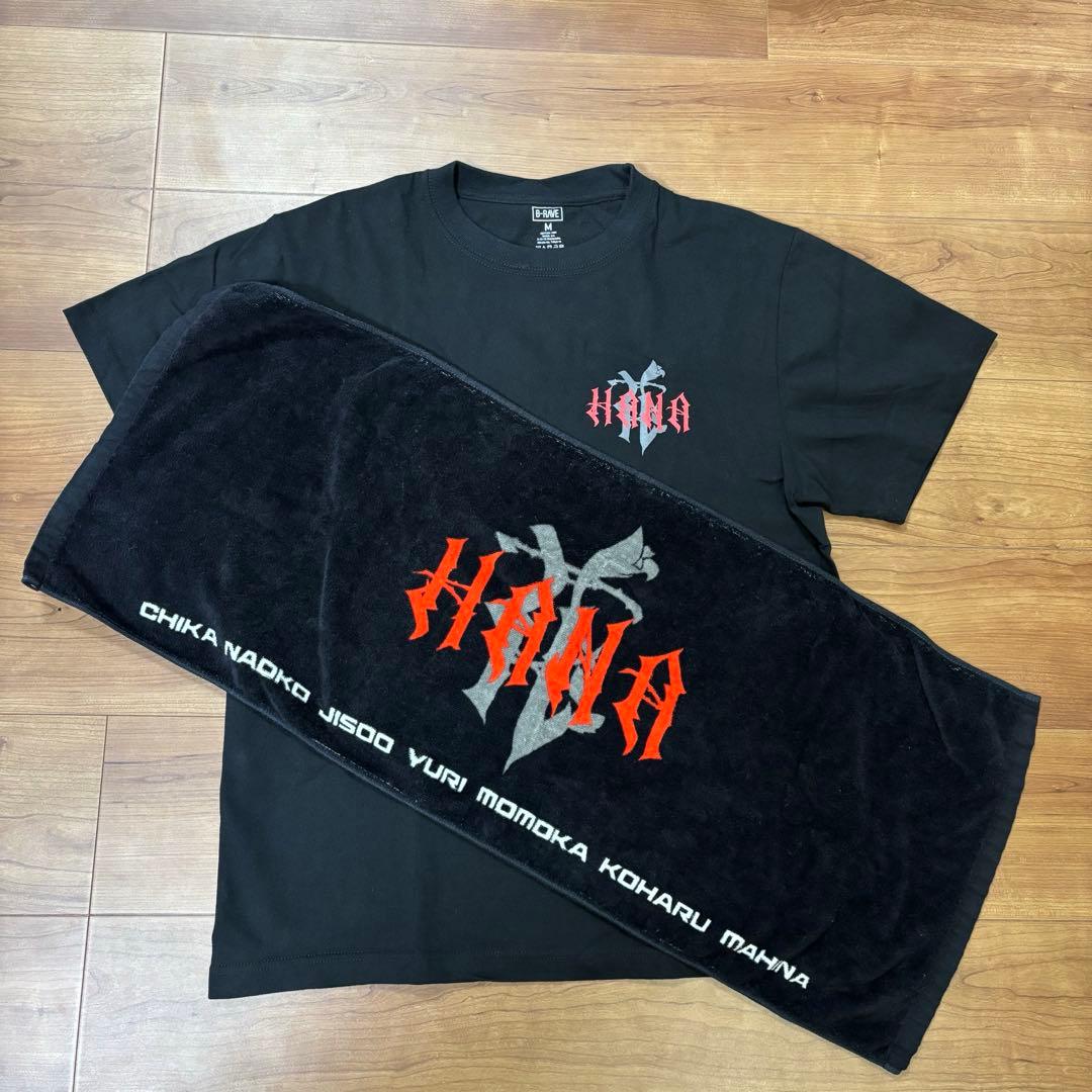 HANA Tシャツ タオル バッグ リップケース ロゴキーホルダー セット