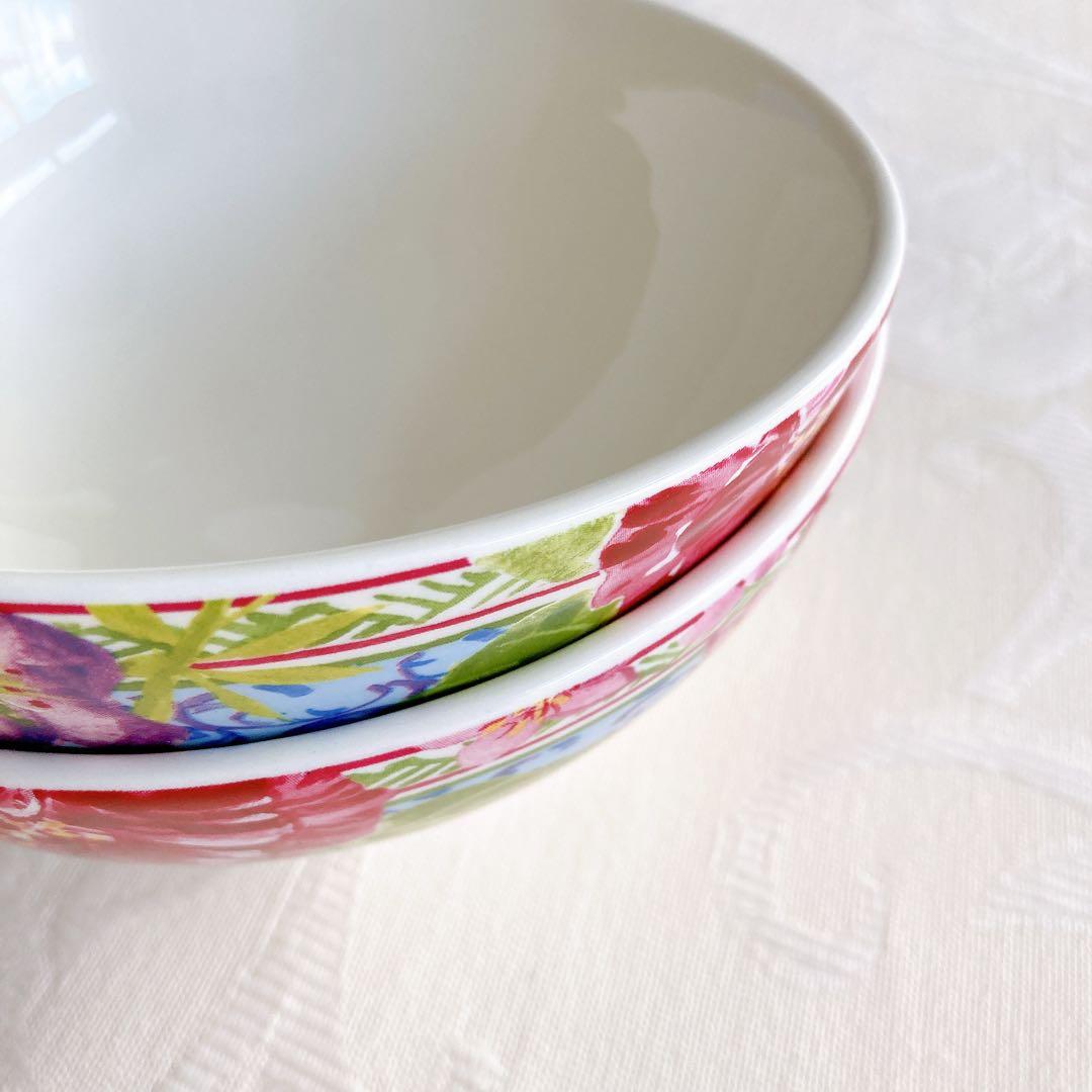 【未使用】ジアン ミルフルール シリアルボウル ペアセット