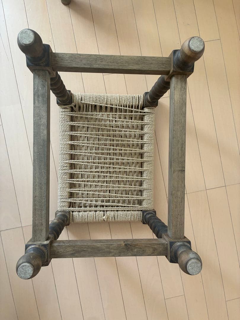 ヴィンテージ スツール 無垢 職人 英国 イギリス フランス