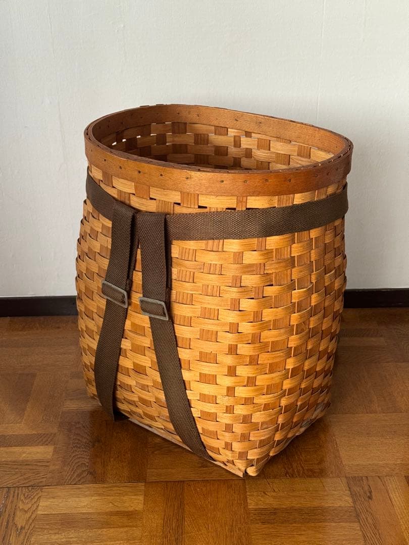 ヴィンテージ アンティーク アメリカ パックバスケット