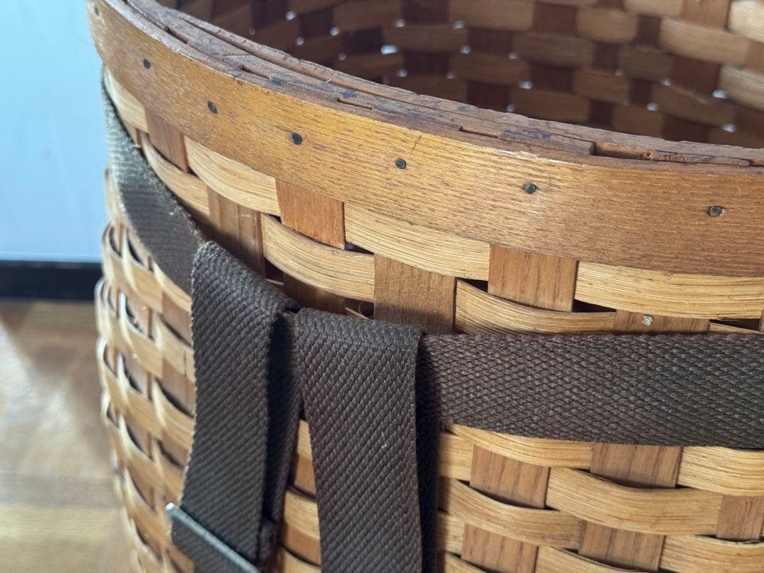 ヴィンテージ アンティーク アメリカ パックバスケット