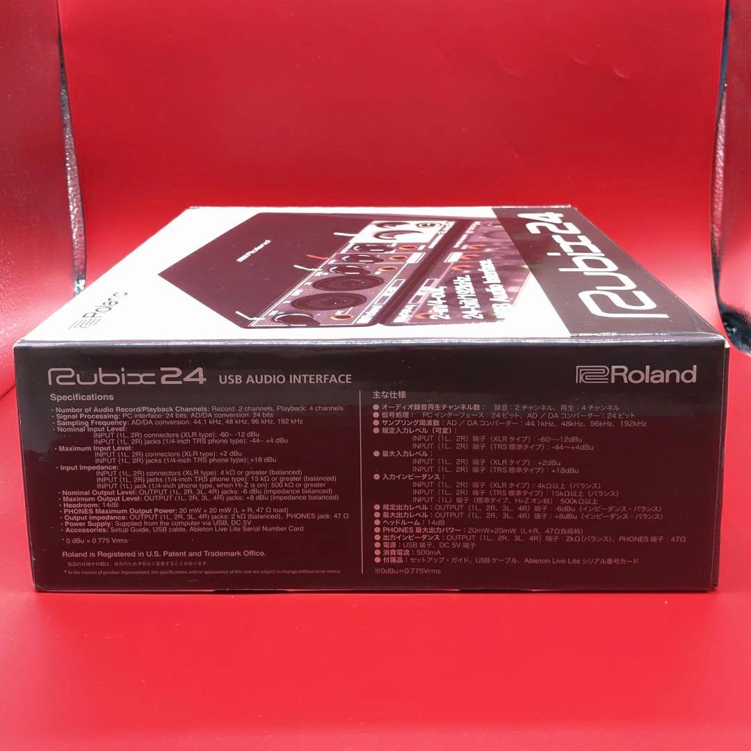 Roland Rubix24 USBオーディオインターフェイス ブラック