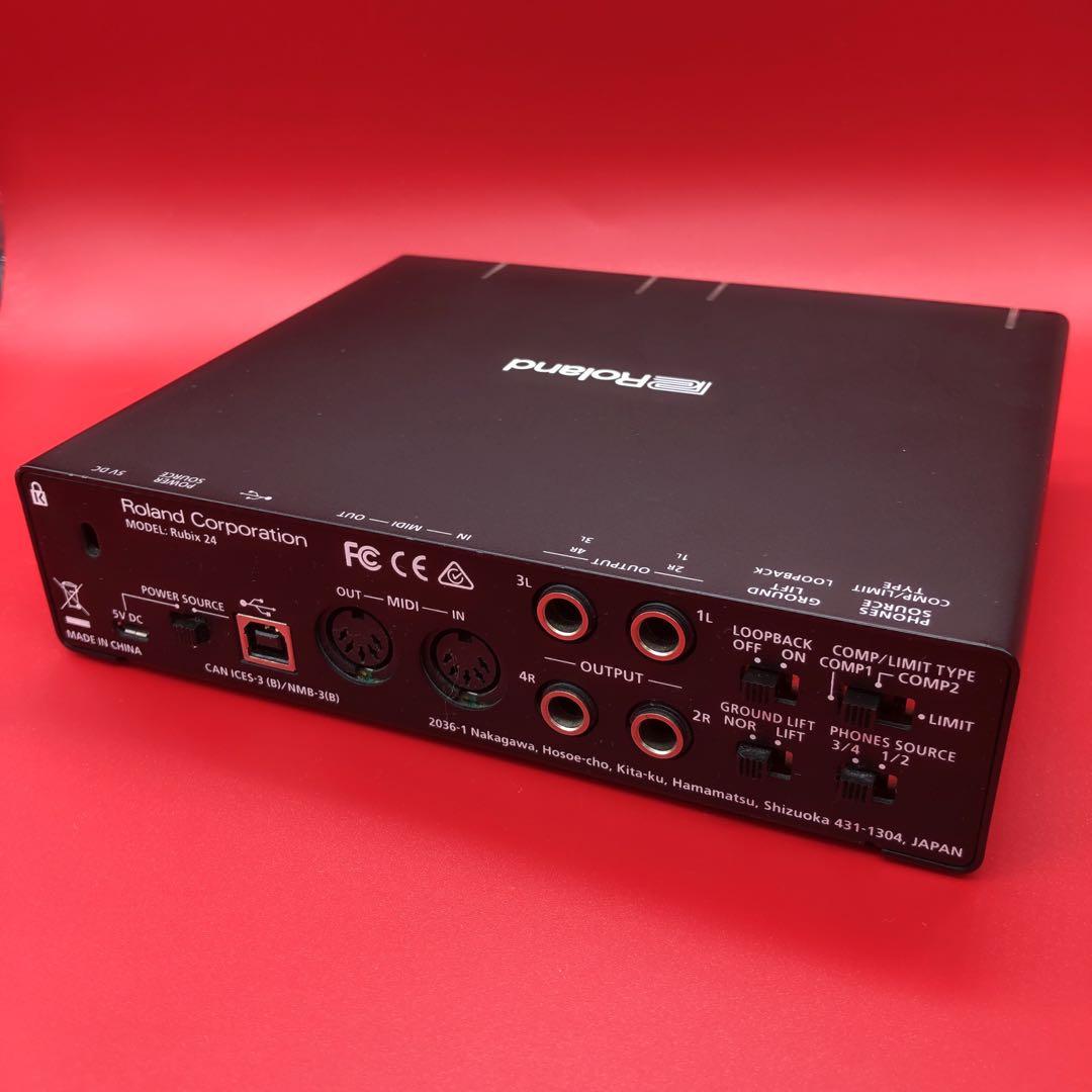 Roland Rubix24 USBオーディオインターフェイス ブラック