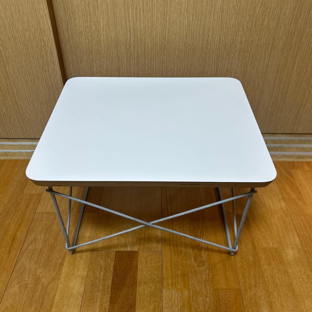 【正規品】イームズ　ワイヤーべースローテーブル　ホワイト