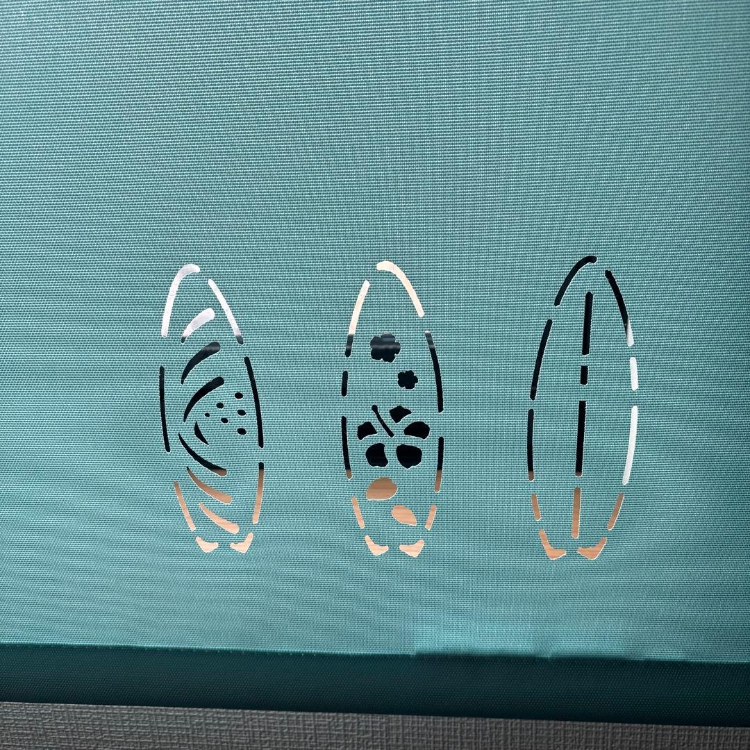 水色 ロールスクリーン ヤシの木 サーフボード