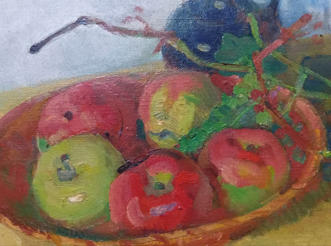 F4号油彩です写真１１枚です見事な秀作です