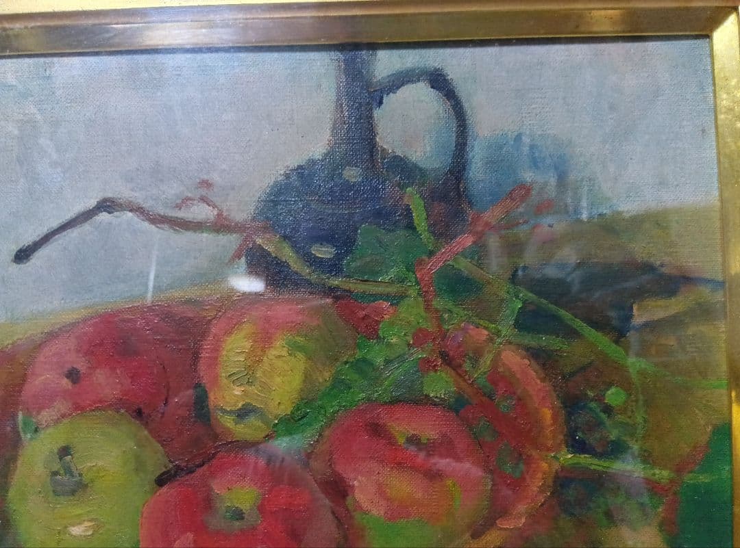 F4号油彩です写真１１枚です見事な秀作です