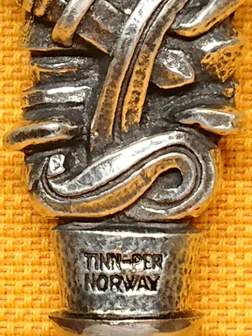 【美品】バイキング　金属　栓抜き　北欧　置物　工芸品　美術品　A2538