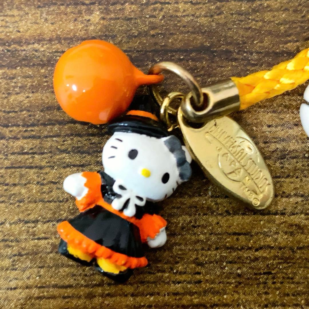 【レア】ハローキティ USJ限定　 マリリン　ウェスタン　ハロウィン根付　3点