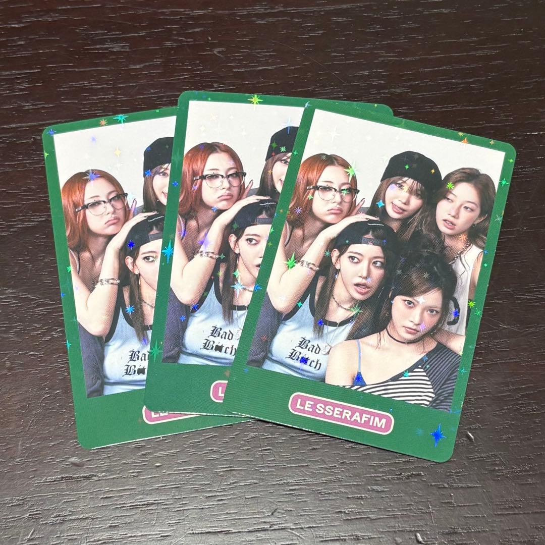 LE SSERAFIM SPAGHETTI ユニバ特典トレカオール3枚 - メルカリ