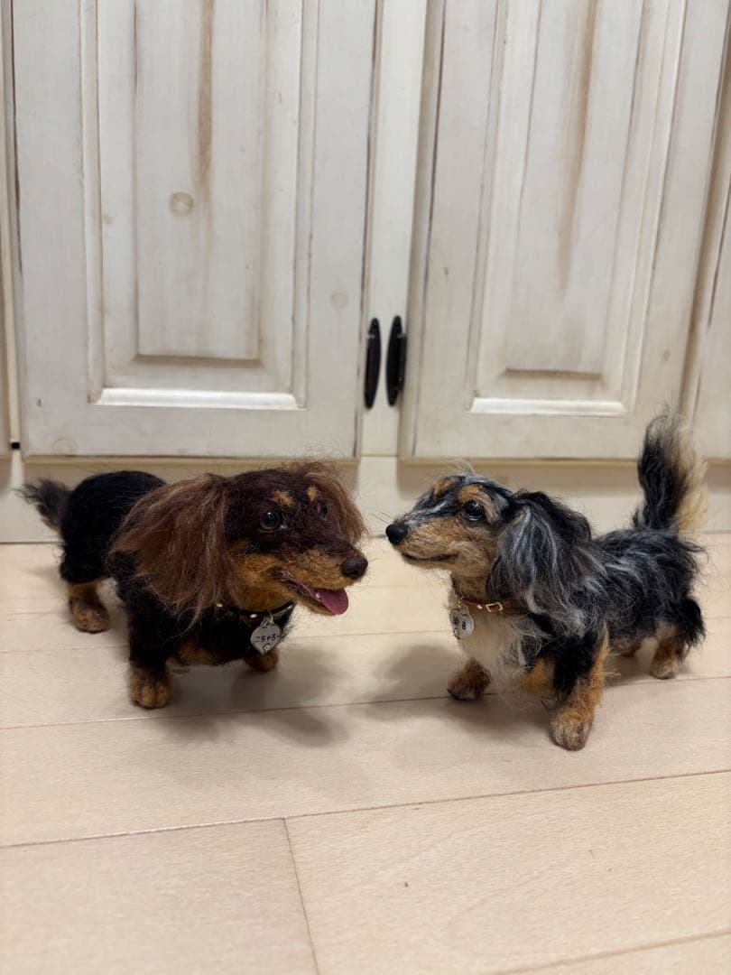 羊毛フェルト　ダックス　panda