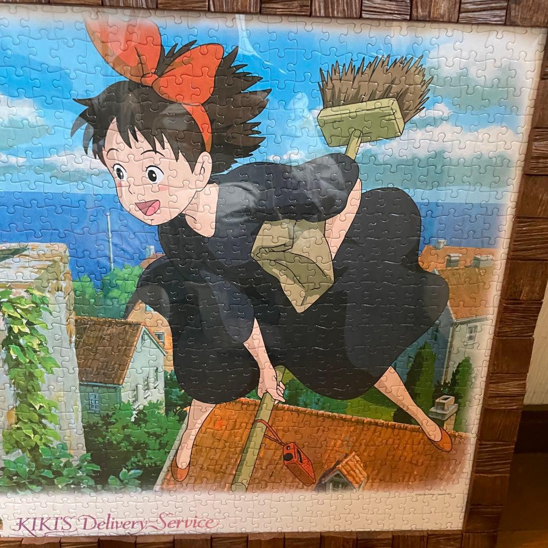 魔女の宅急便パズル 1000ピース 額付き 中古品 キキ - メルカリ