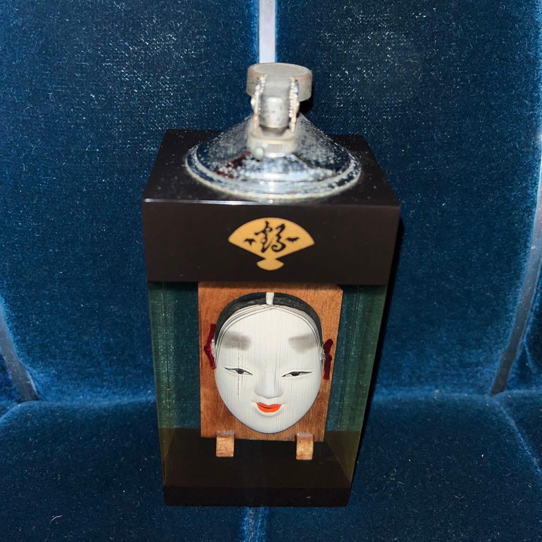 昭和レトロ ニッカウヰスキー 卓上ライター 能面 ノベルティー 非売品