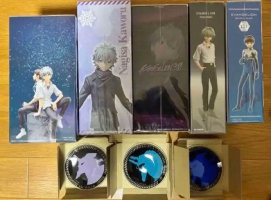 お買い得 エヴァンゲリオン カヲルとシンジ フィギュア14体 コート
