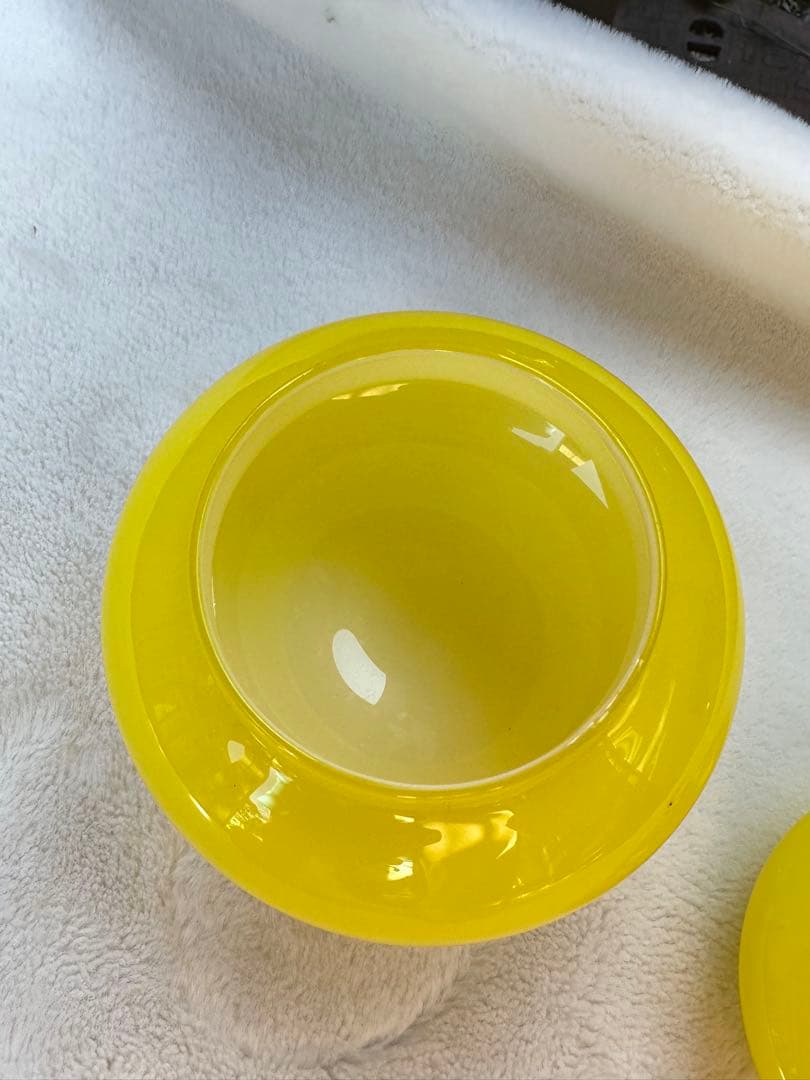 昭和レトロ　キャンディポット　スペースエイジ　ミッドセンチュリー　ガラス製　新品