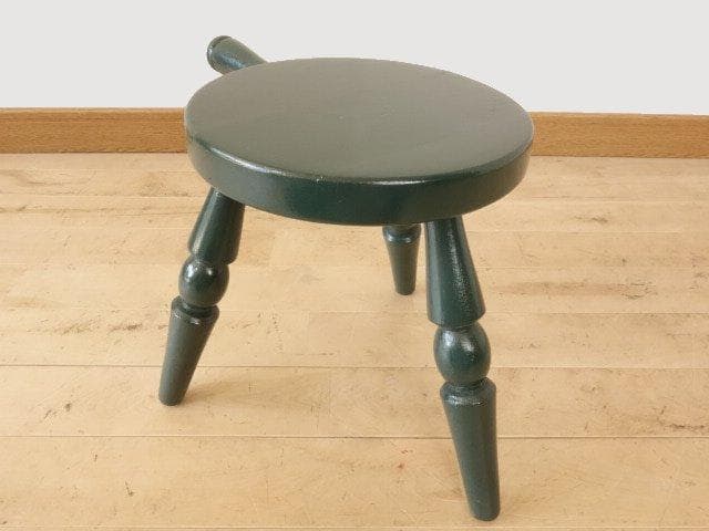 飛騨産業　ミルクスツール　再塗装済　USED