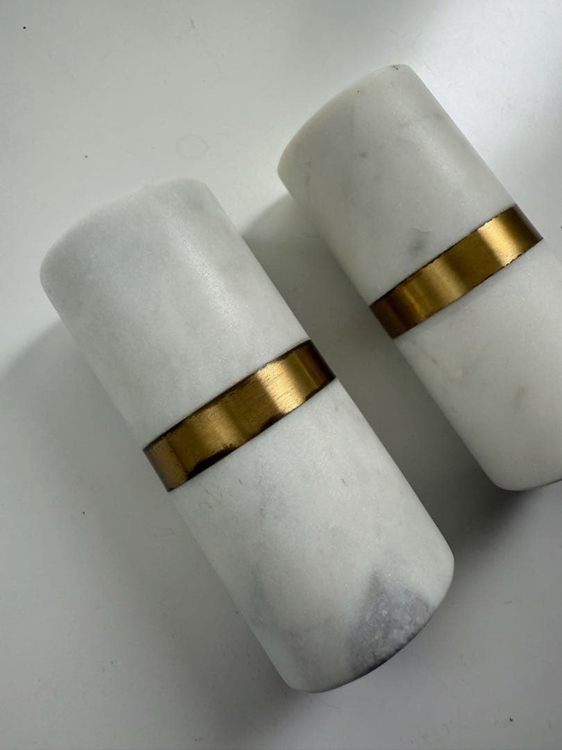 【キャンドルホルダー／ろうそく立て】天然大理石