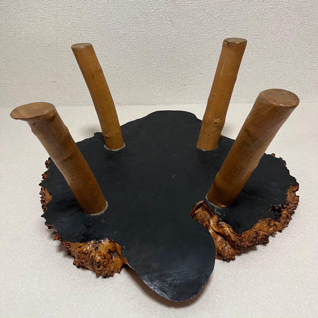 花梨 瘤杢 天然木 一枚板 座卓 ローテーブル