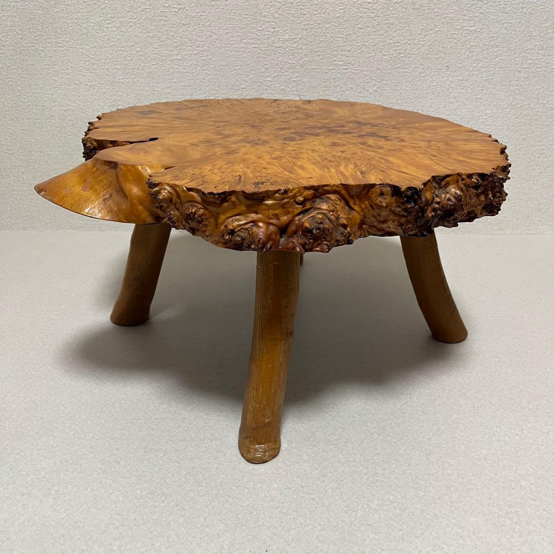 花梨 瘤杢 天然木 一枚板 座卓 ローテーブル