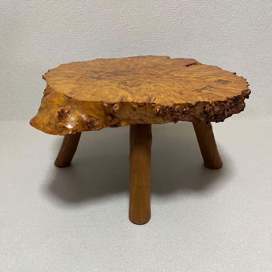 花梨 瘤杢 天然木 一枚板 座卓 ローテーブル