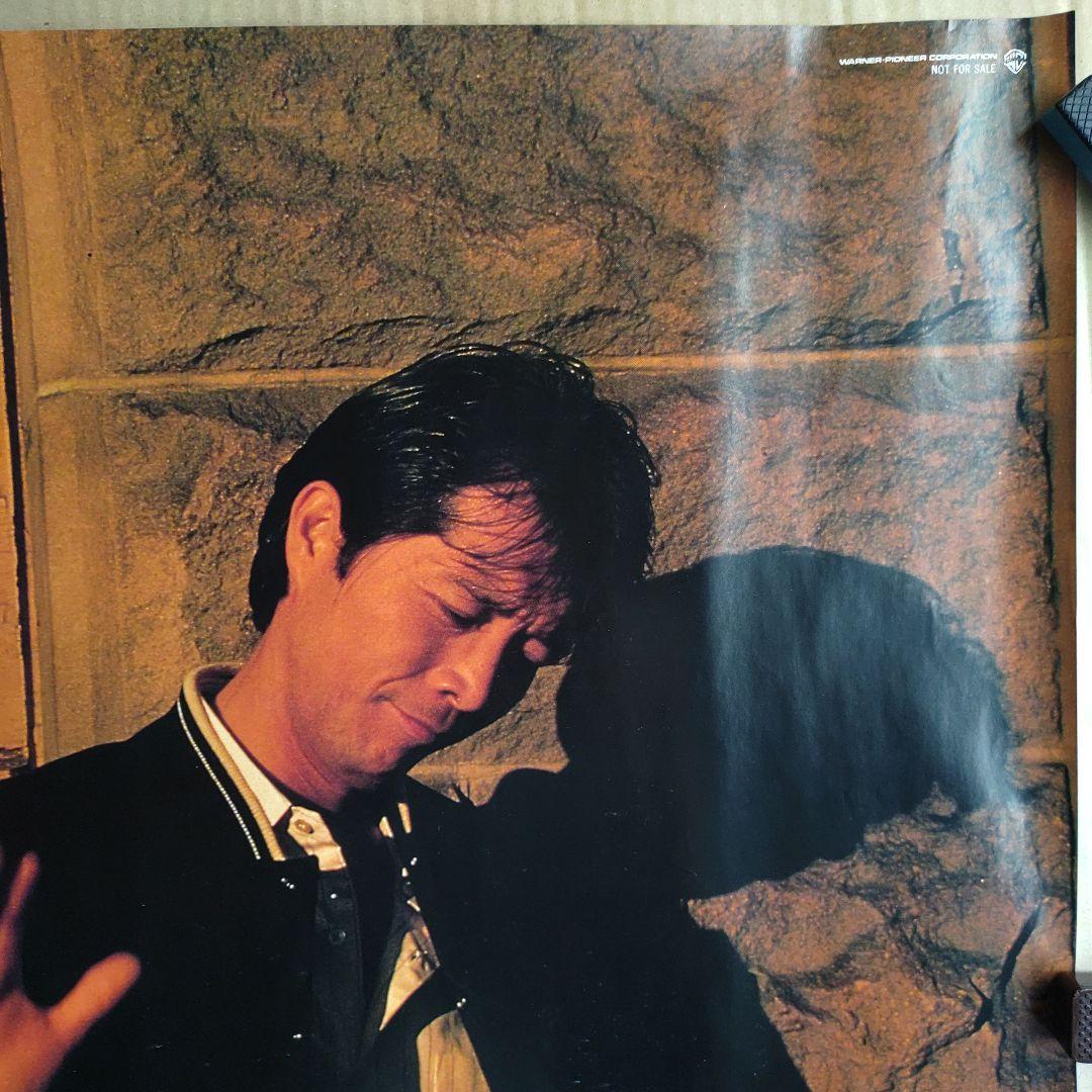 矢沢永吉／ E' イーダッシュ店頭告知ポスター 80年代当時物 レア