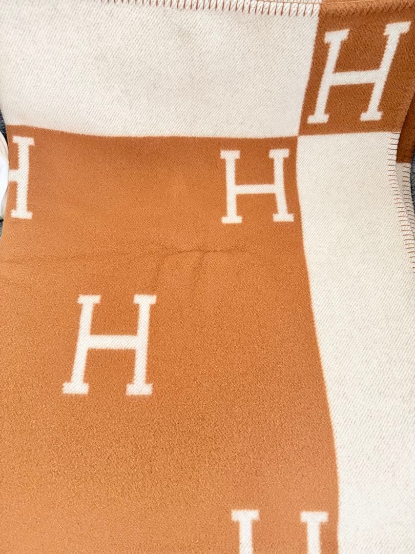 HERMÈS ブランケット 毛布　used