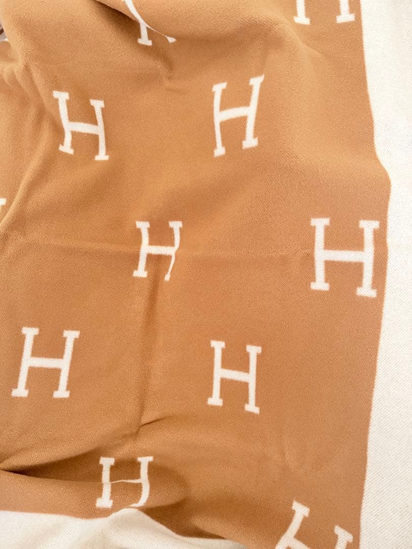 HERMÈS ブランケット 毛布　used