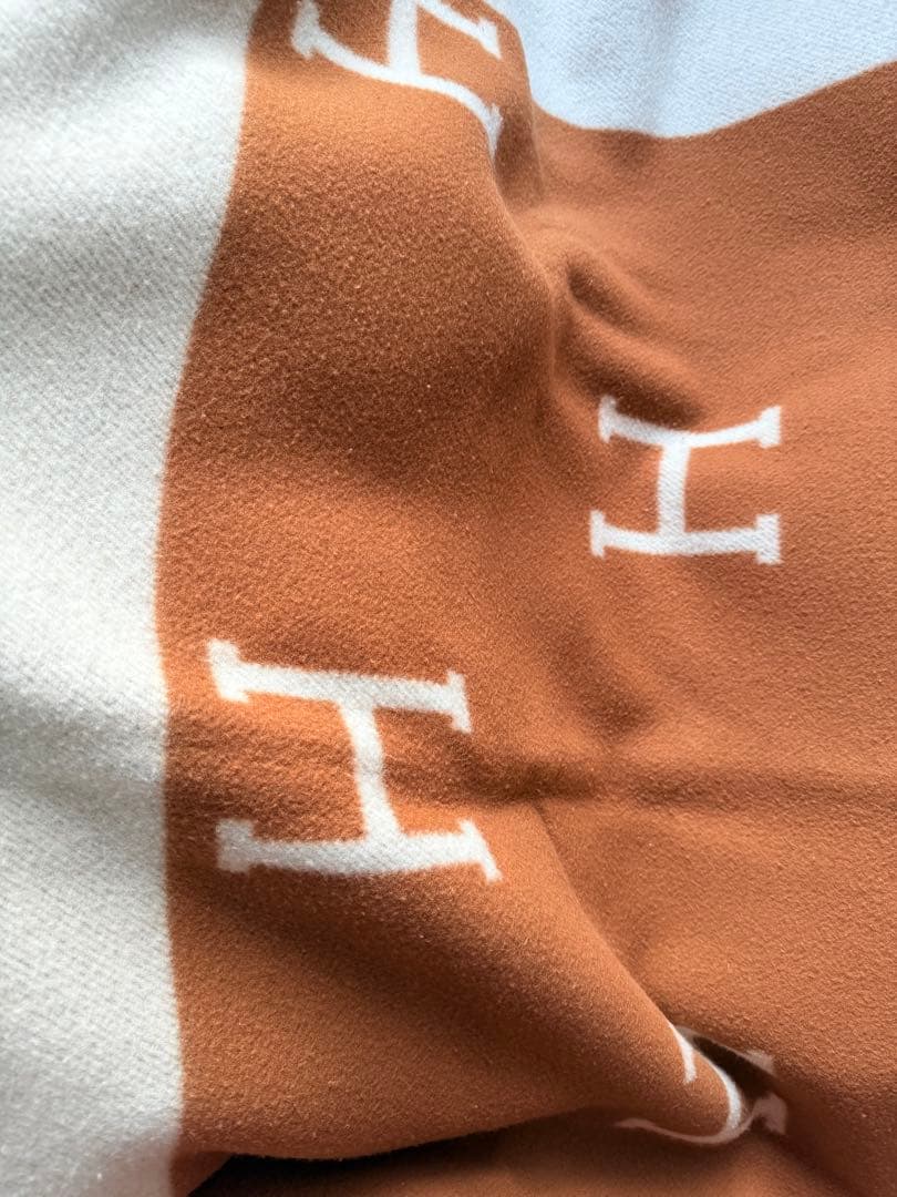 HERMÈS ブランケット 毛布　used