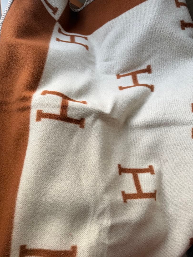 HERMÈS ブランケット 毛布　used
