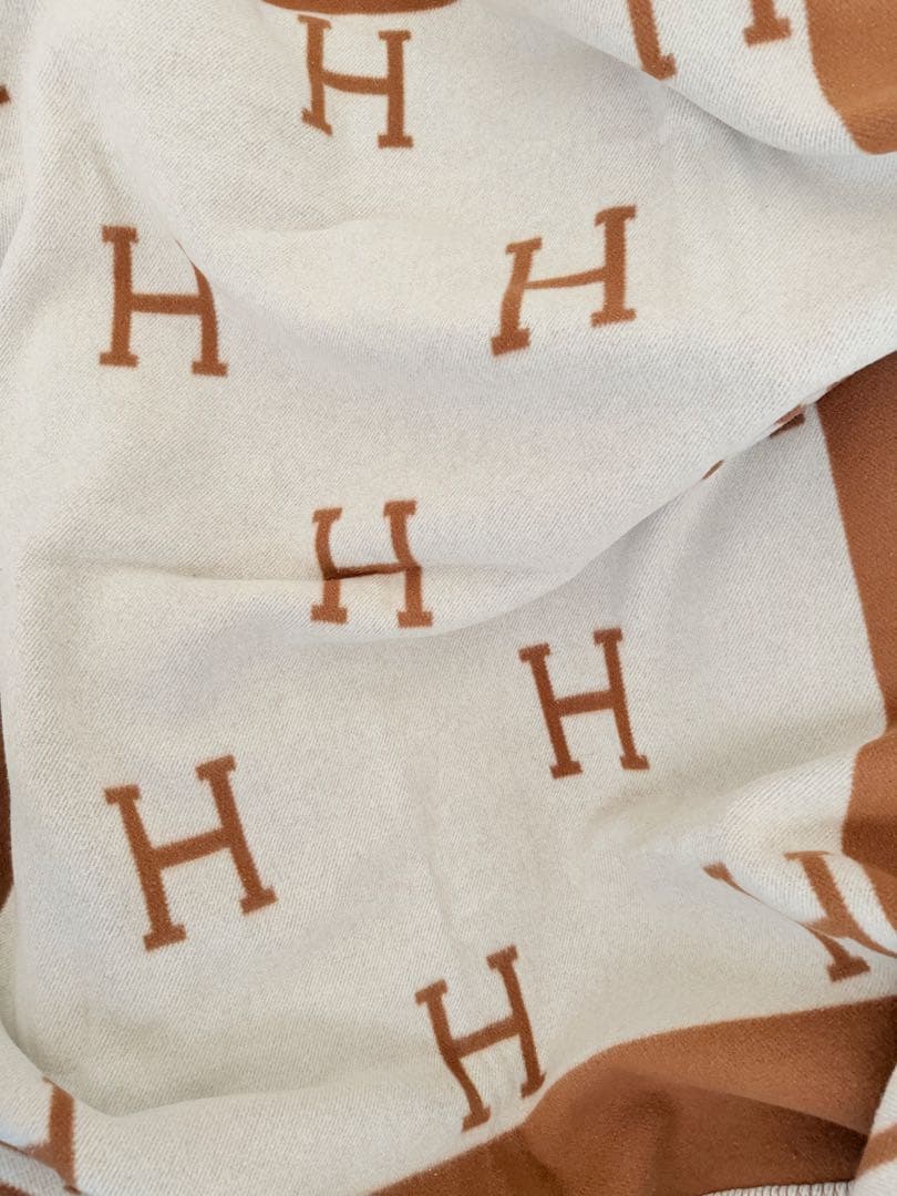 HERMÈS ブランケット 毛布　used