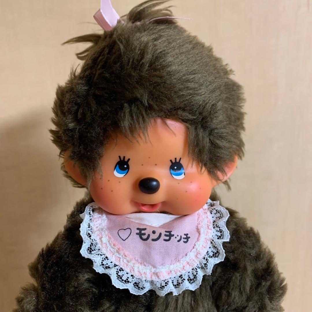 ブルーアイ モンチッチ ぬいぐるみ 人形 当時物 セキグチ レトロ
