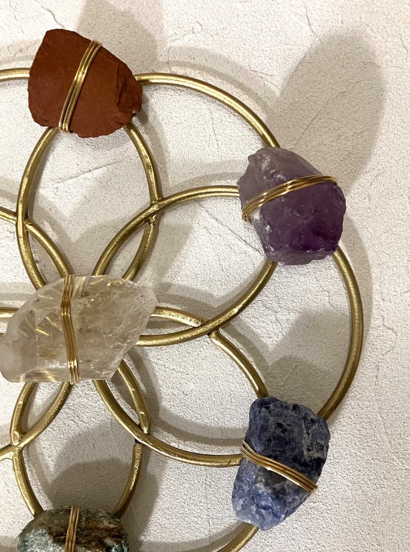 【新品】パワーストーン／クリスタルグリッド　チャクラ／天然石／希少