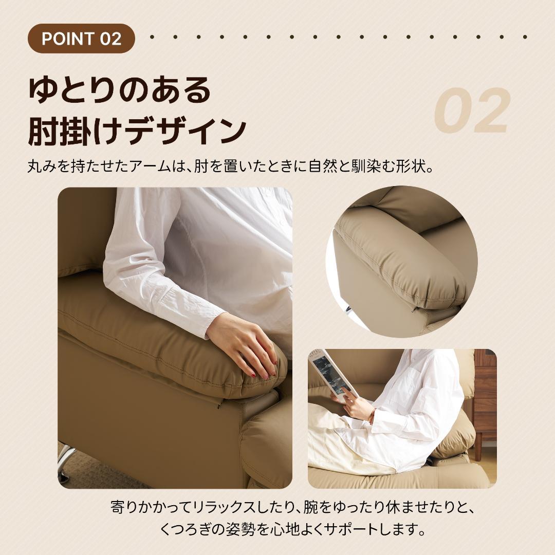 超人気！ソファー ソファ 2人掛け 幅155cm 2人掛け 北欧 GRAY