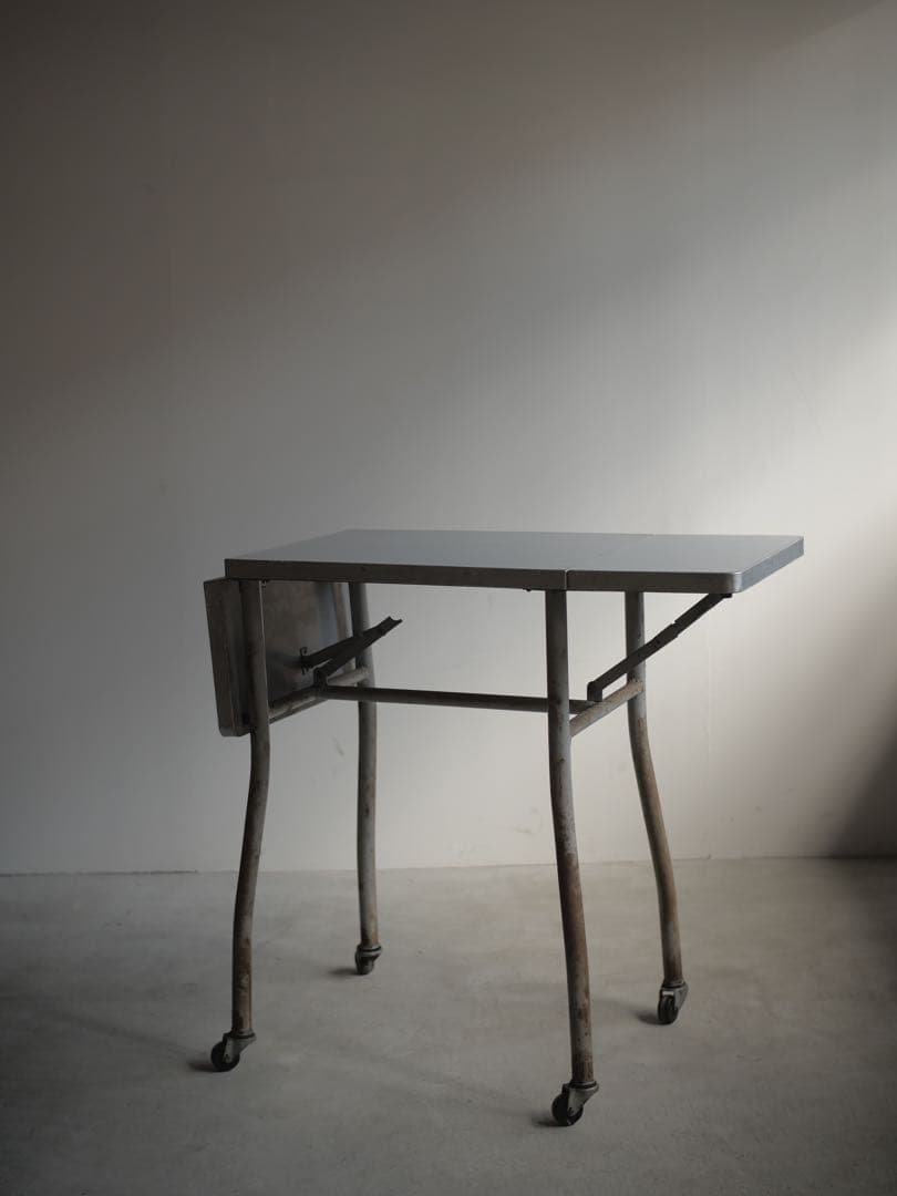 バタフライテーブル　机　台　キッチン　古家具　古道具　アンティーク　昭和レトロ