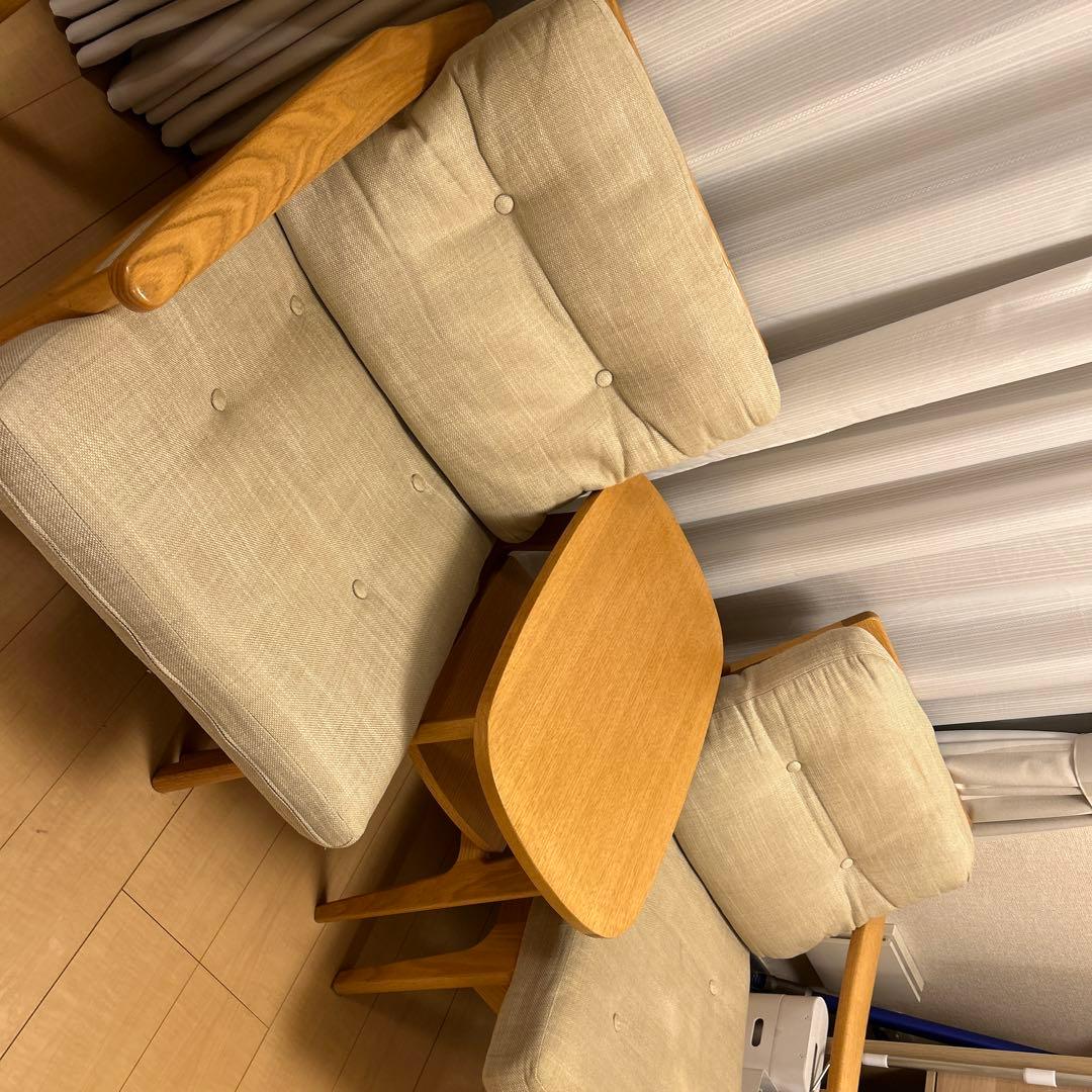 MARUNI60 2シーター モダンベージュ 2人掛けソファ