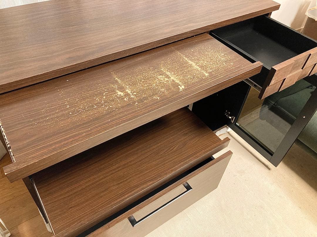 【キッチンカウンター】 大川家具GART COLK 幅120cm 日本製 オーク