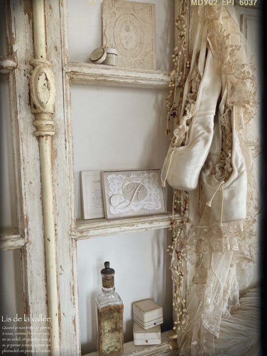 フランス アンティーク イニシャル刺繍シート【 D 】BOX付..:⋈*