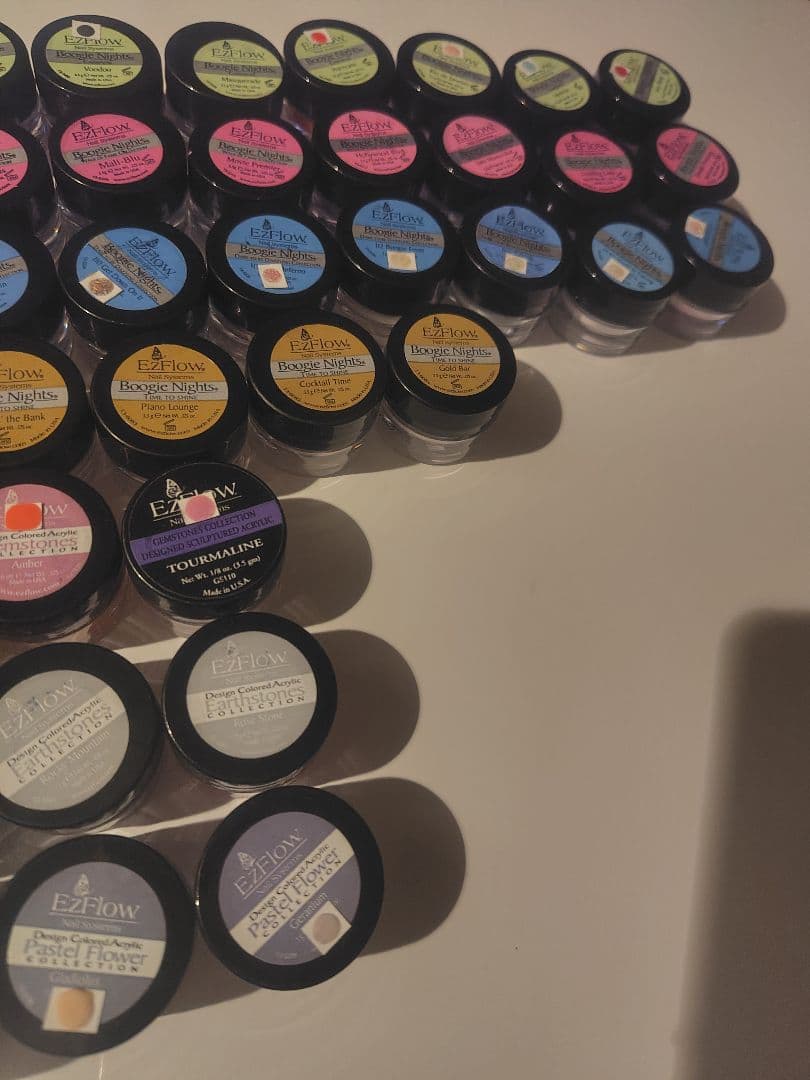 アクリルパウダー　EzFlow イージーフロウ　エンボス　3D　87個