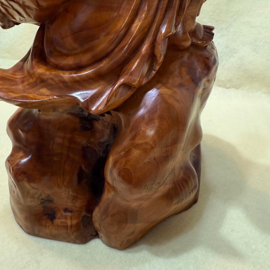 大黒天 恵比寿天 木彫り 神像 七福神 置物 開運 工芸品 福の神像