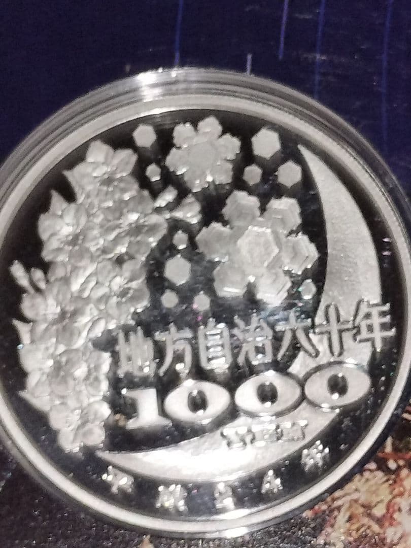 平成24年地方自治法施行60周年記念1000円銀貨　栃木県 　未使用