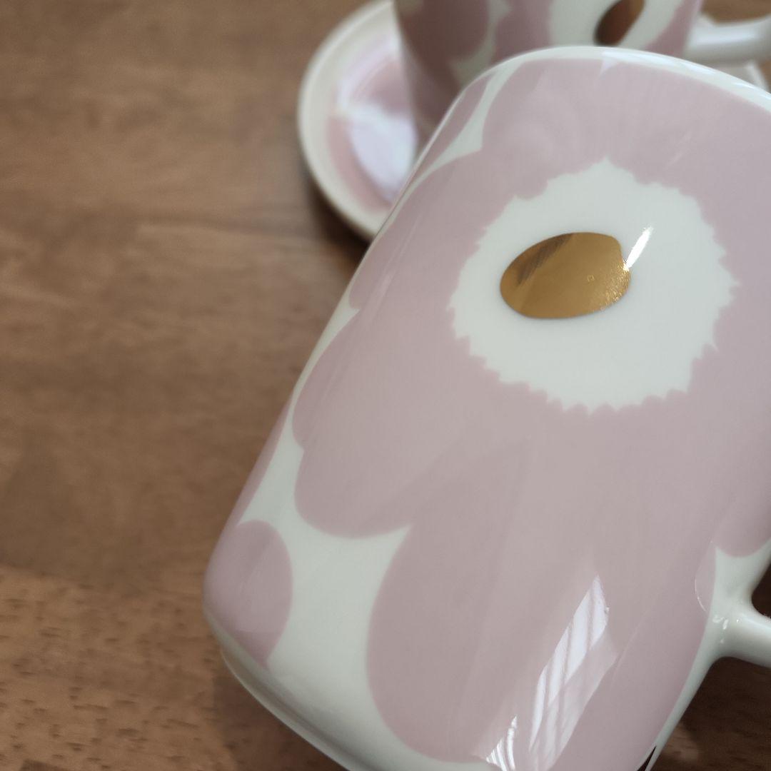 marimekko ウニッコ ピンク×ゴールド - メルカリ