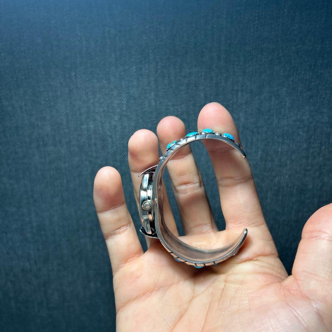 60〜70sナバホ族 時計型バングル