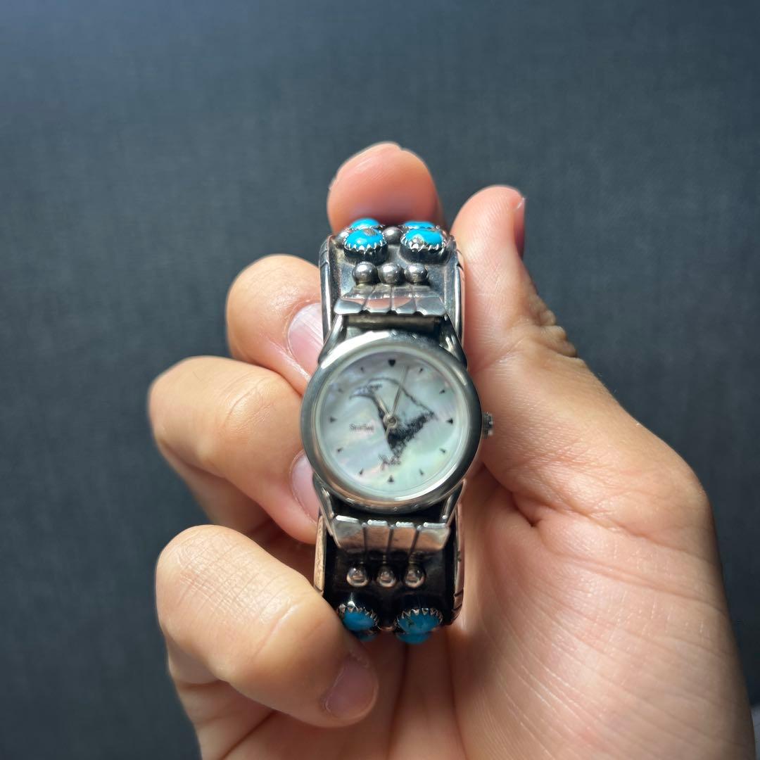 60〜70sナバホ族 時計型バングル