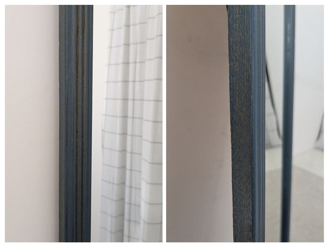 70-80s vintageのモダンなウォールミラー。