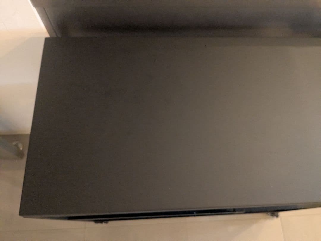 黒 スチールラック 3段 キャスター付き　イケア　トロッテン