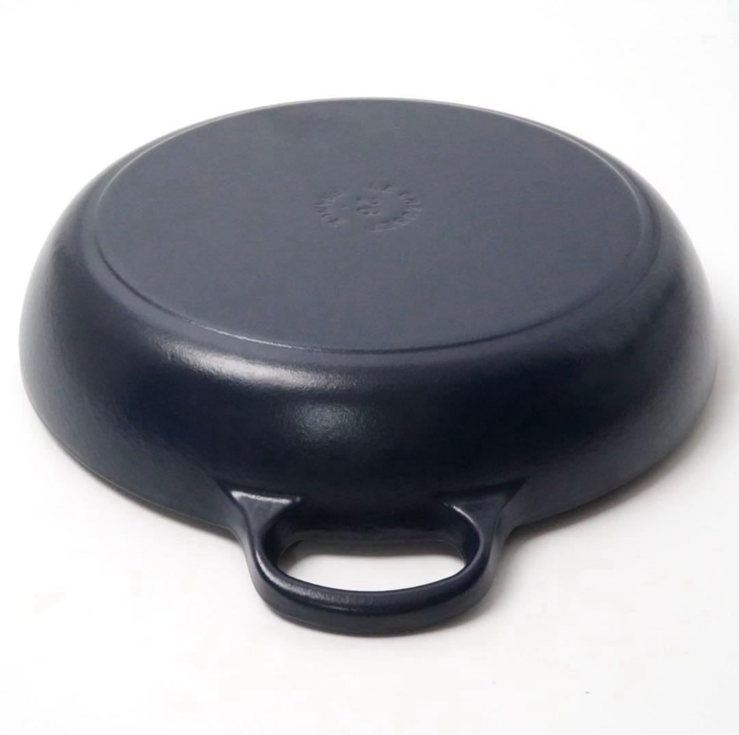 【美品】LE CREUSET　ビュッフェキャセロール　　ネイビー　26cm