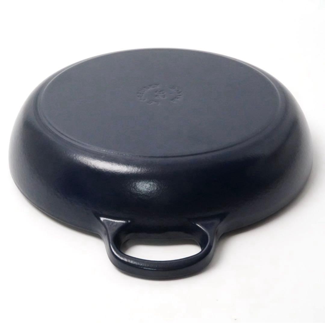 【美品】LE CREUSET　ビュッフェキャセロール　　ネイビー　26cm