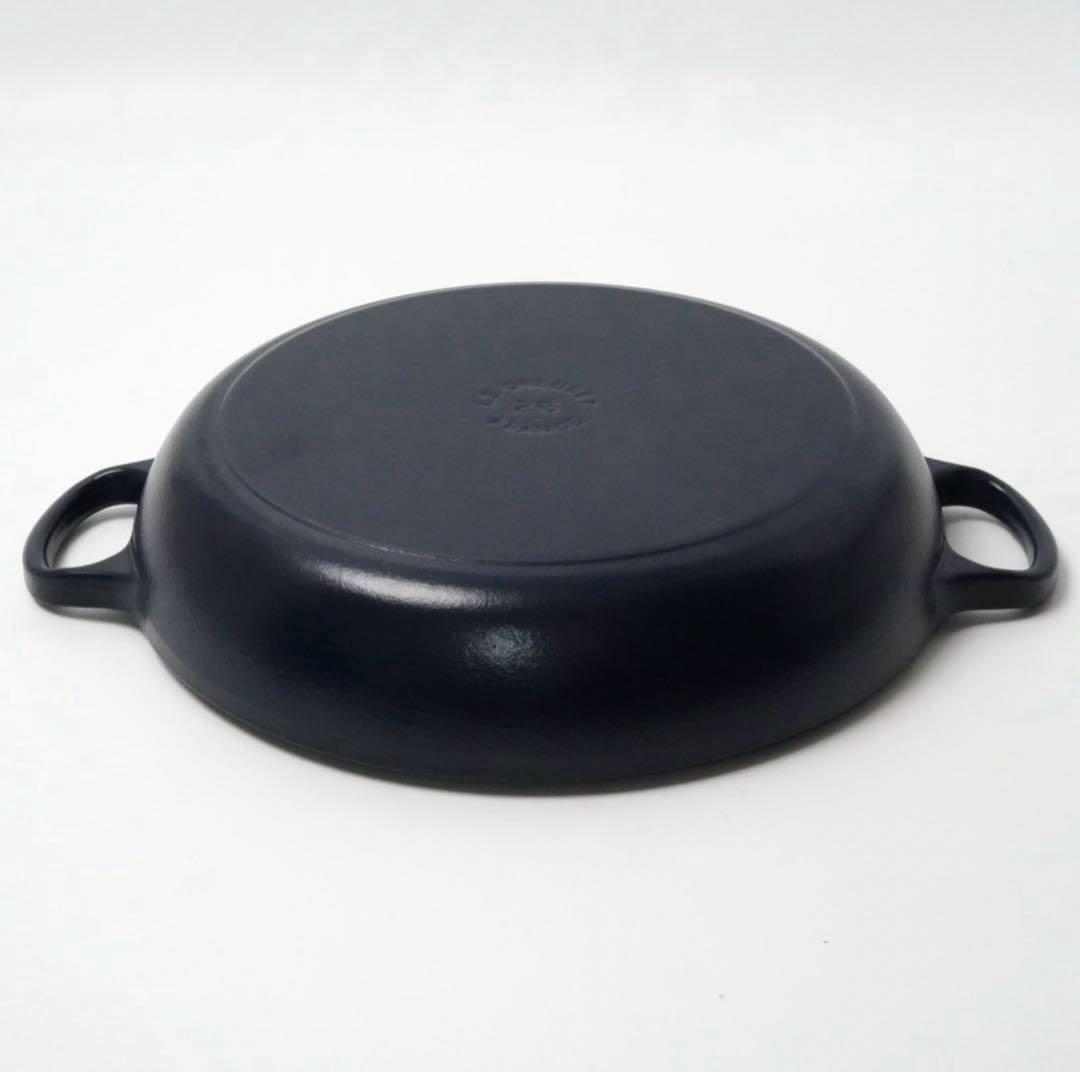 【美品】LE CREUSET　ビュッフェキャセロール　　ネイビー　26cm