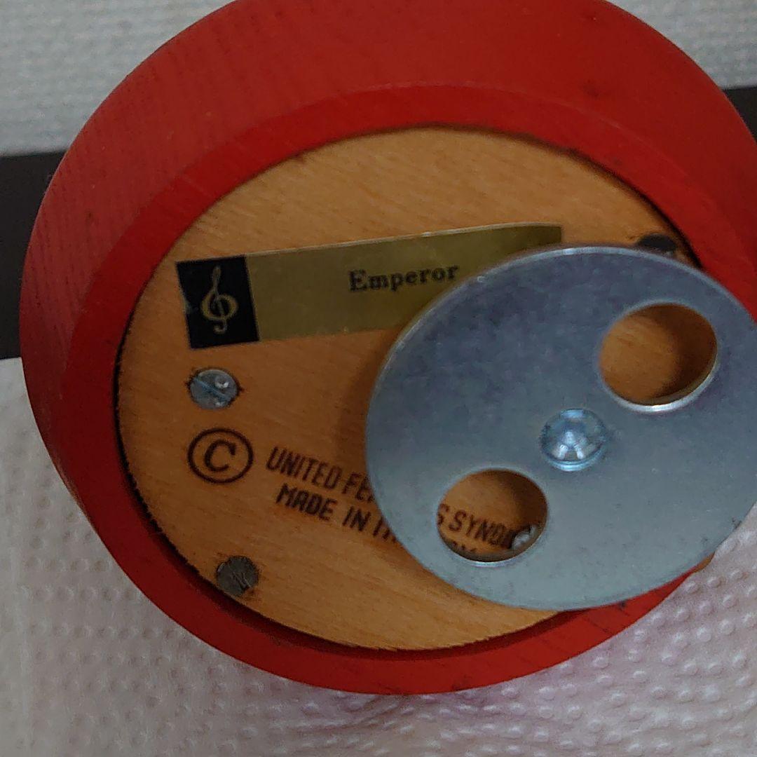 アンリANRI スヌーピー シュロダー木彫りオルゴール