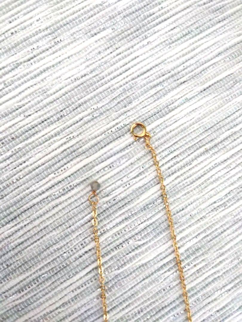 HAWAII　NOELANlラブラドライト天然石ハンドメイドネックレス